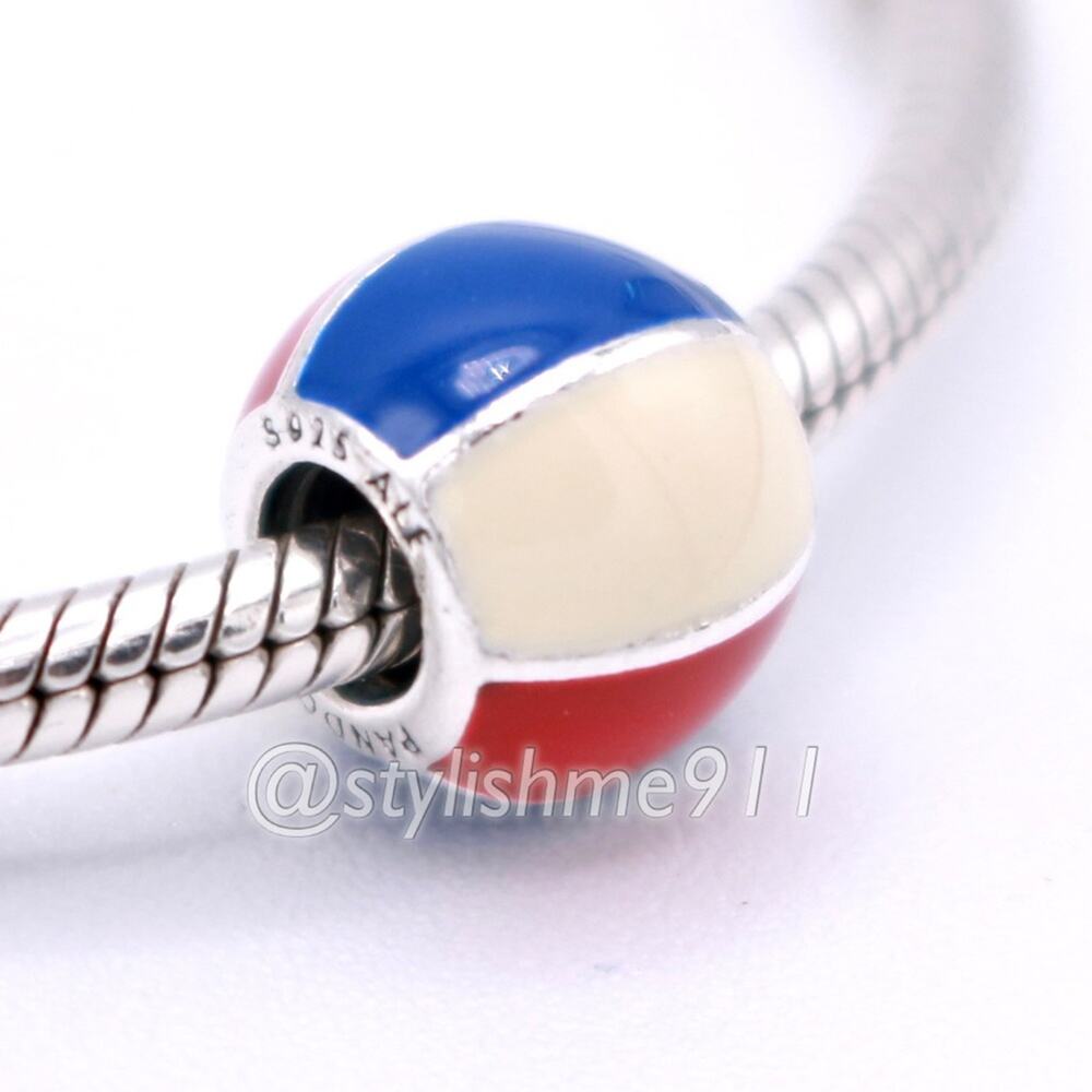 Authentic PANDORA Retired Beach Ball Charm - 791146ENMX